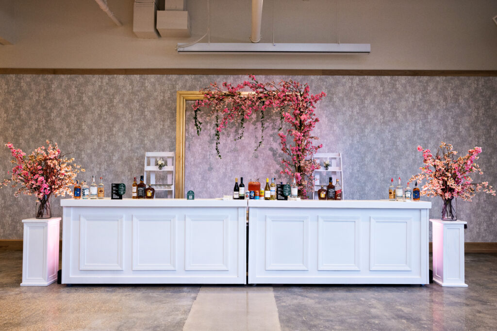 Floral Arrangement over bar