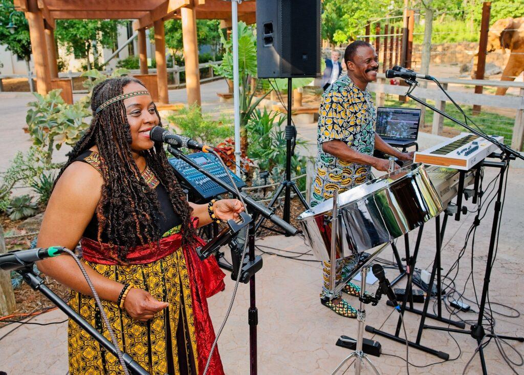 Musicians at outdoor event