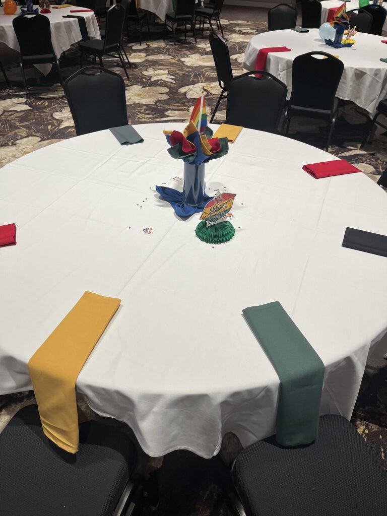 Decorated Juneteenth table