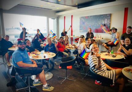 COTA office pride celebration