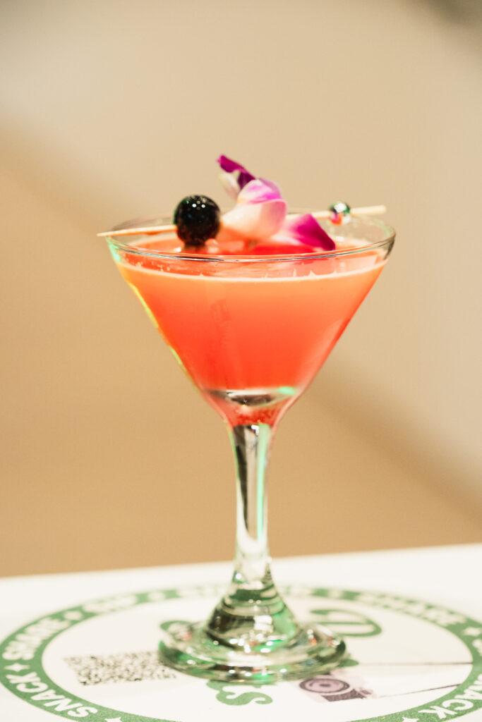 Pink Lady martini