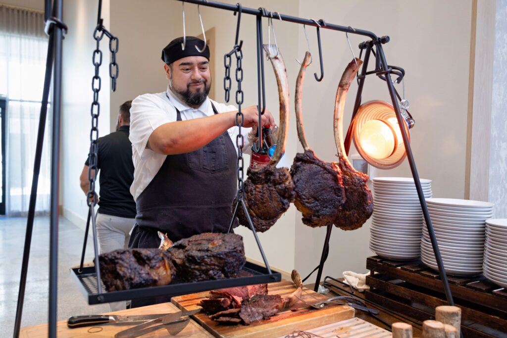 Tomahawk steak station